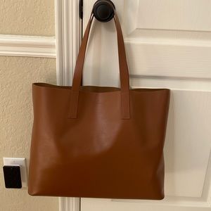 Everlane brown leather market tote